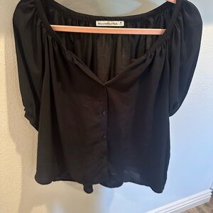 Abercrombie & Fitch Black Blouse
